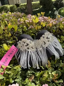 #30 LunaSparkle handmade designer Fringe Vest