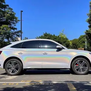 TYPEZ-Satin white color shift Vinyl wrap (5x60ft)