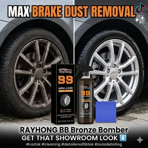 Make Old Wheels Look Brand New! Pro Tire Retread Spray Wheel Cleaner – Car Tire Retread Rust Removal Polishing Stain Remover
