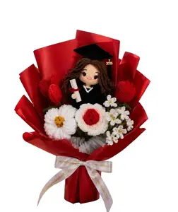 { FLASH SALE } Personalized Crochet Graduation Bouquet 2026 | Custom Full Graduate Doll with Flowers, Handmade Class of 2026 Graduation Gift for Her, Daughter, Best Friend | High Quality & Durable | Ship Fast