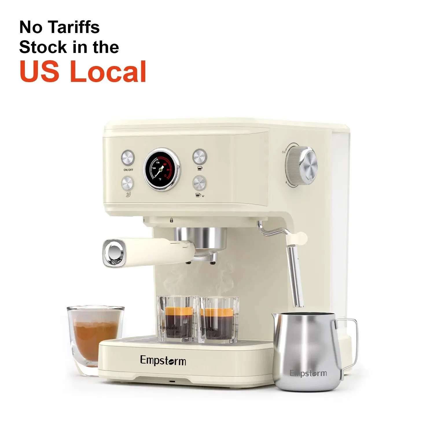 Empstorm 04E High Quality Coffee  Machine Electric Semi-auto Coffee Maker for Espresso Cappuccino & Latte