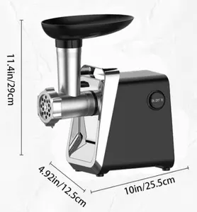Kitchen electric meat grinder, complementary food processor, fully automatic multifunctional small meat grinder, stainless steel sausage filling machine, meat grinder