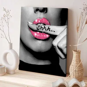 Fashion Women Poster Canvas Print, Sexy Art Wall Decor, Modern Art Design, Modern Living Room & Bedroom Decoration, Modern Home Decor, High-Quality Waterproof Painting