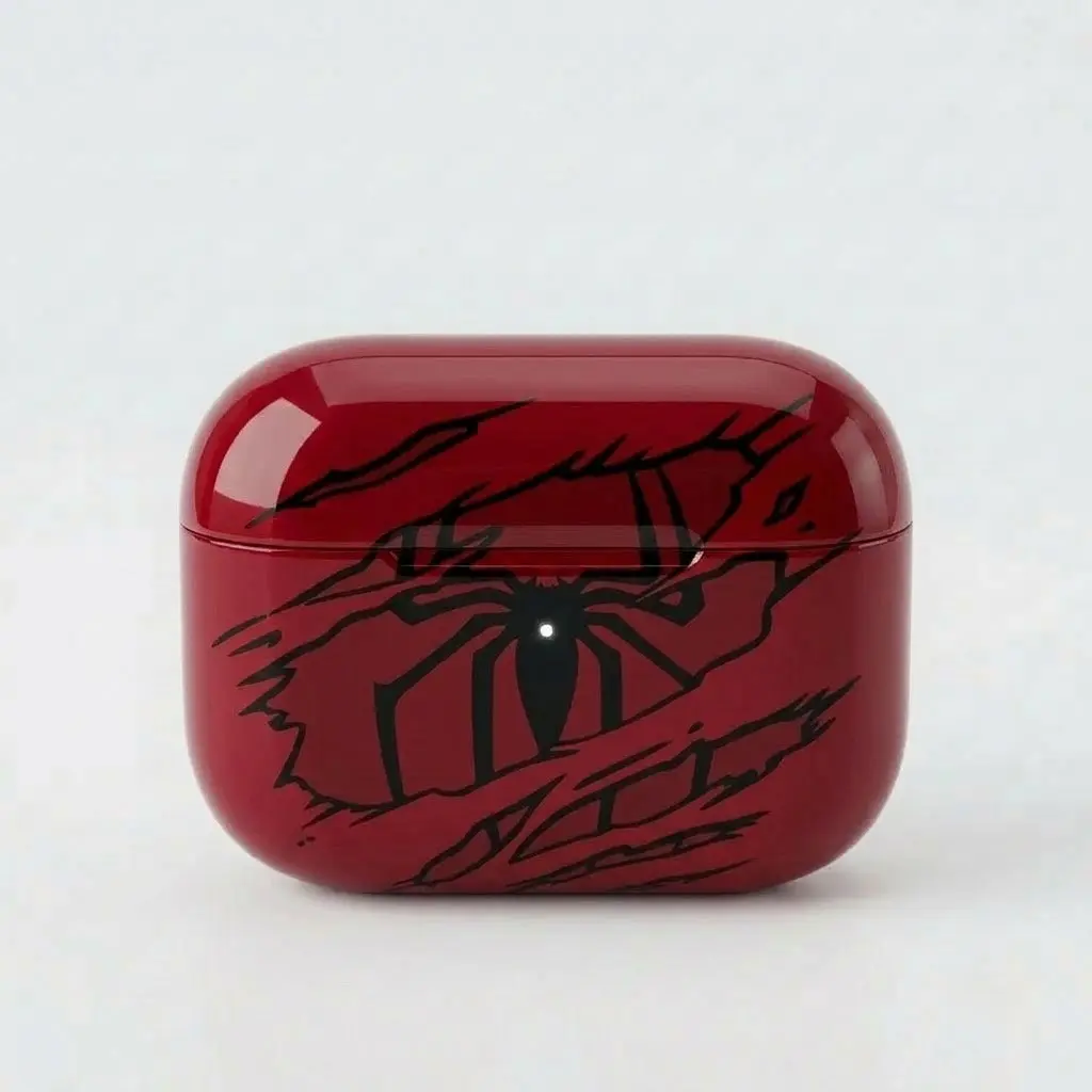 Spider Graphic AirPods Case, Spider Lovers AirPods Case Cover for AirPods 1 2 3 4 & AirPods Pro 1 2, Gift For Him, Gift For Her, Gift For Fan