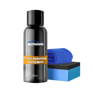 Rayhong Plastic Coating Agent Set, Automotive Interior Instrument Panel Seat Cleaning Decontamination Refurbished Coating Agent