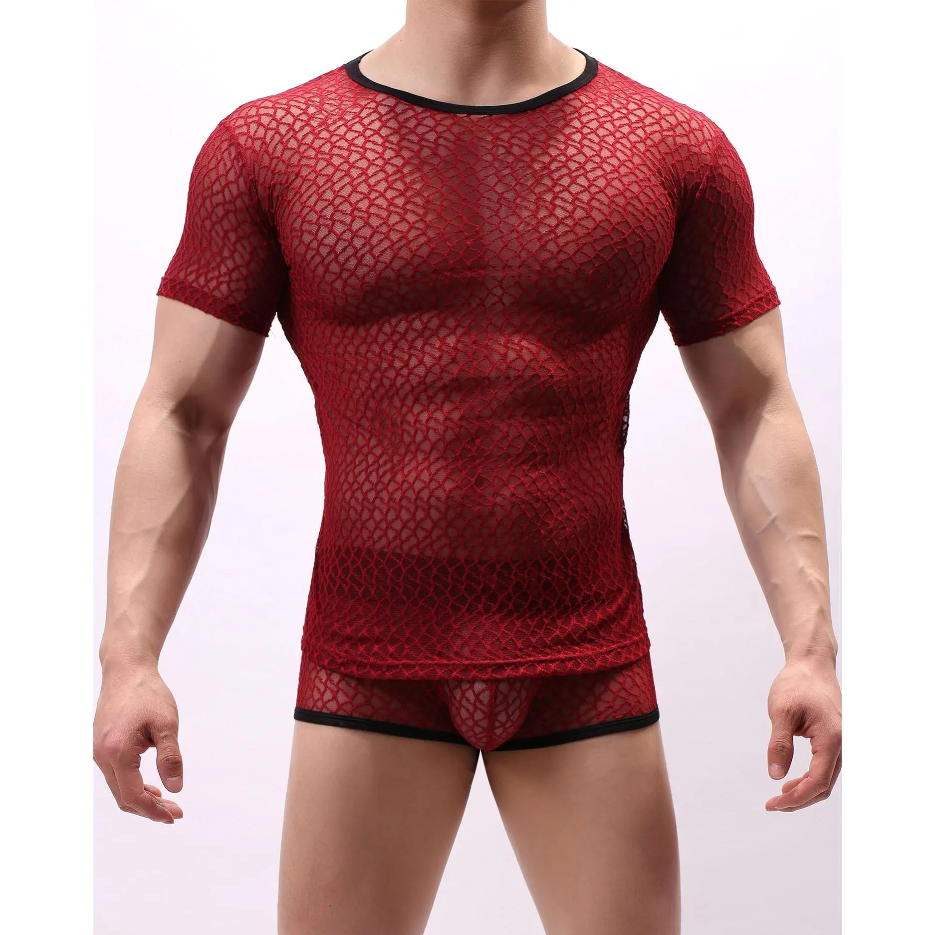 LACE- MESH T-SHIRT