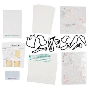 Crafts & Sewing Diamond Press Mommy and Me Stamp, Die and Stencil Kit