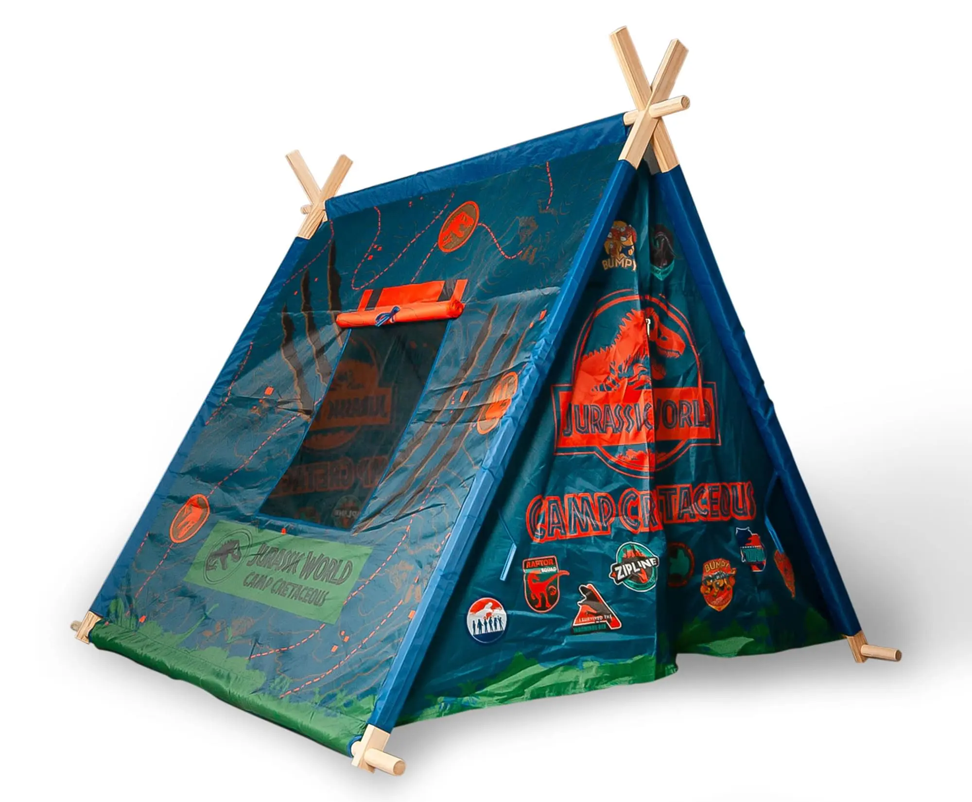 Jurassic World: Camp Cretaceous Indoor Teepee Tent Canopy Jurassic World: Camp Cretaceous Indoor Teepee Tent Canopy
