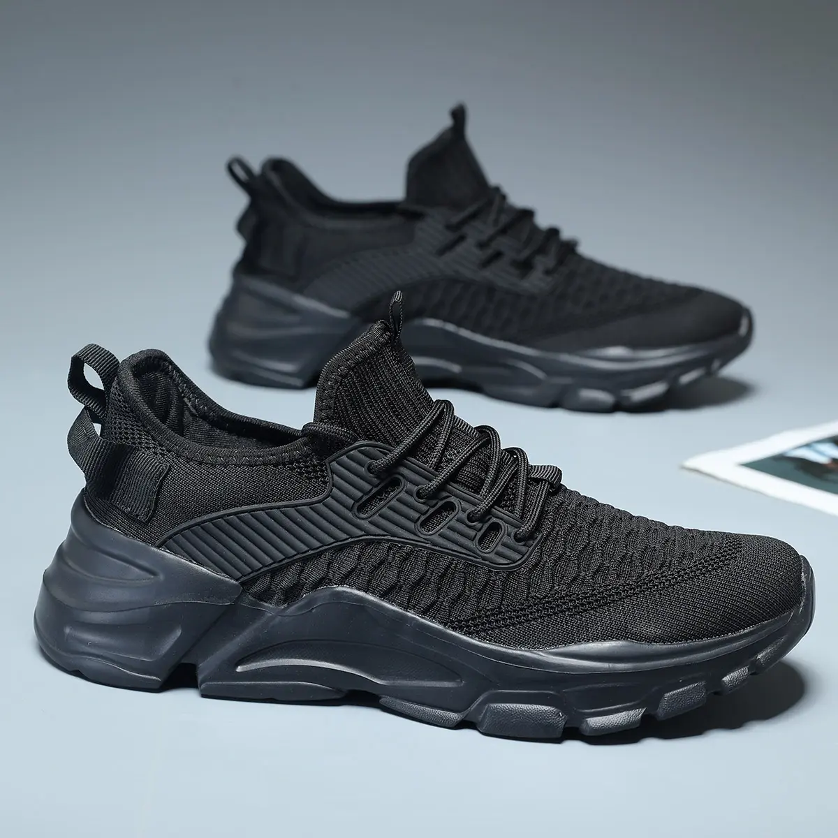 Men's Round Toe Low-Top Running Sneakers - Lightweight, Breathable Lace-Up Casual Trainers for Daily Wear & Sports, All Seasons, EU39/US6.5, EU40/US7, Round Toe Sneakers, Men's Running Shoes