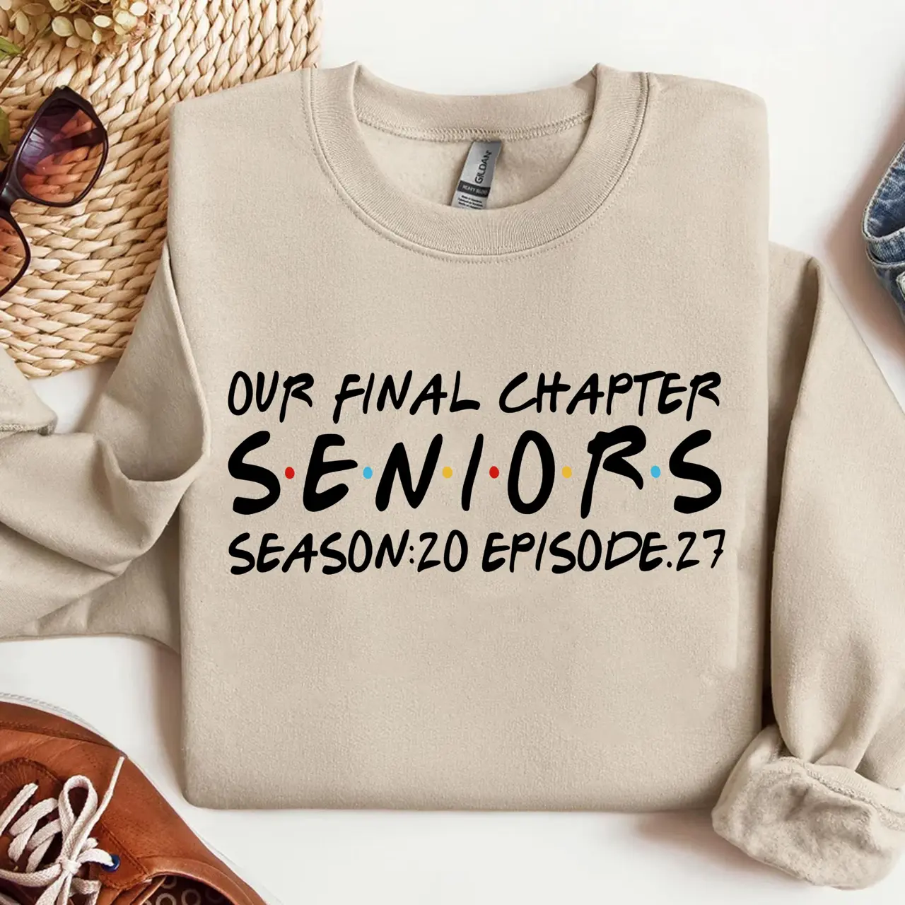 Our Final Chapter Seniors 2027 Sweatshirt Hoodie & T-shirt, Class of 2027 Graduation Crewneck, Senior Year Shirt, High School Graduate Gift for Students