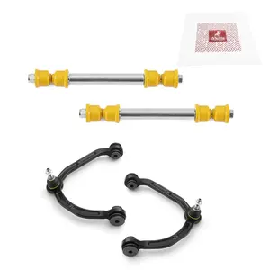 4 PC Front Upper Control Arm and Front Stabilizer Bar Link Kit GDX  97439MT
