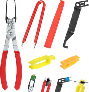 6 Pcs Relay Puller Pliers, Fuse Puller Pliers, Automobile Car Fuse Removal Tool, Automotive Relay Removal Tool, Vehicle Electrical Disconnect Plier