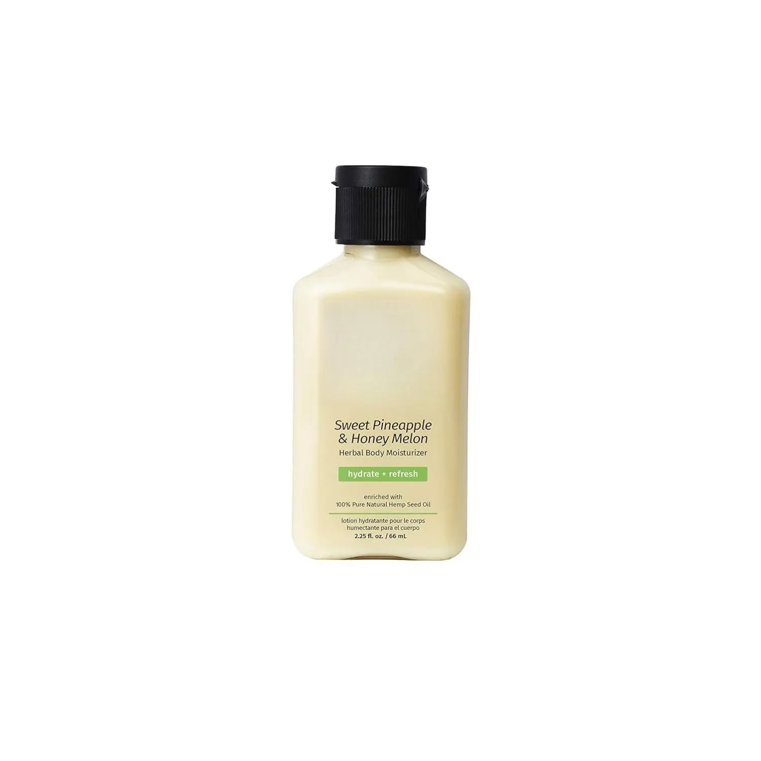 Hempz Sweet Pineapple & Honey Melon Moisturizing Skin Lotion, Hemp Seed Herbal Body Moisturizer with Jojoba, Natural Extracts, Vitamins A and E, 2.25 oz