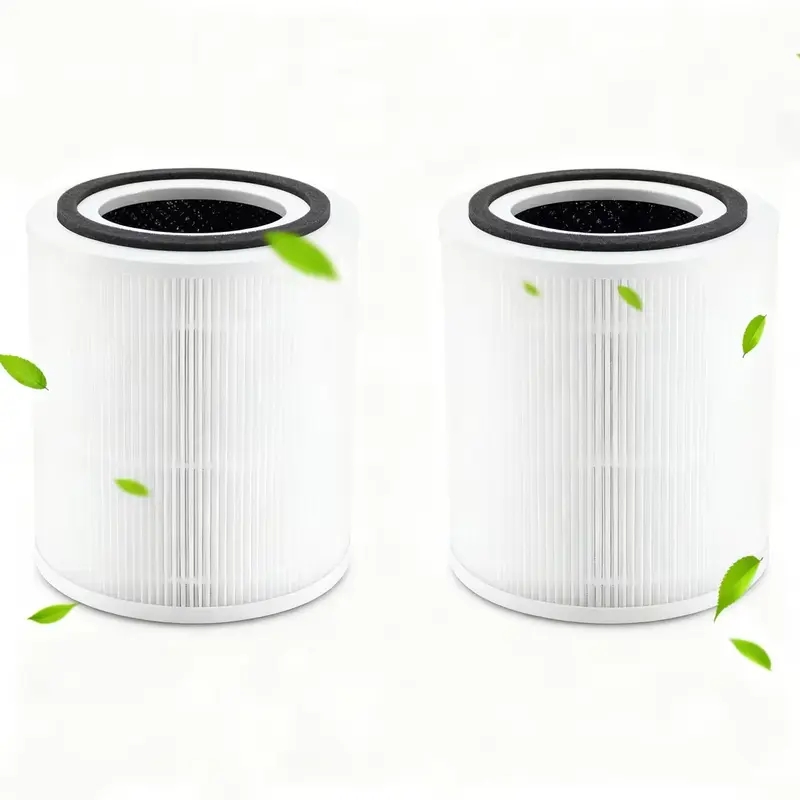 Replacement Filter 2pc，3-in-1 Filter with HEPA Sleep Mode