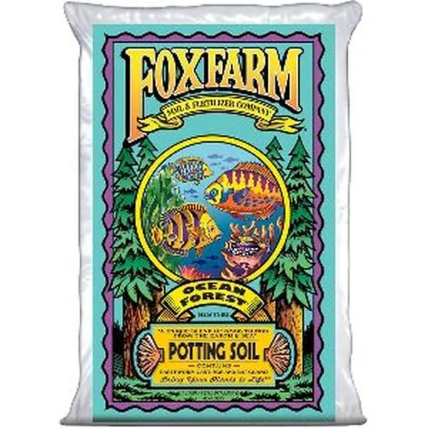 FoxFarm Ocean Forest Potting Soil, 1.5cu ft - Light, Aerated Texture, Designed for All Container Plants - pH Adjusted for Optimal Nutrient Uptake, Effectively Retains Moisture
