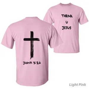 Daydrian Harding Thank U Jesus Sand Graphic Tee, Unisex Streetwear Gift Apparel for Men & Women, Classic Cotton Top Made In The USA		