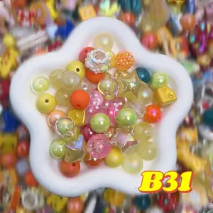 Rainbow-[B-series Beads Feast] Mega Discounts for All Kinds| Acrylic Beads for DIY Crafts| Mountain Top Packing