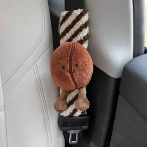 Coffee Bean Seatbelt Shoulder Pad