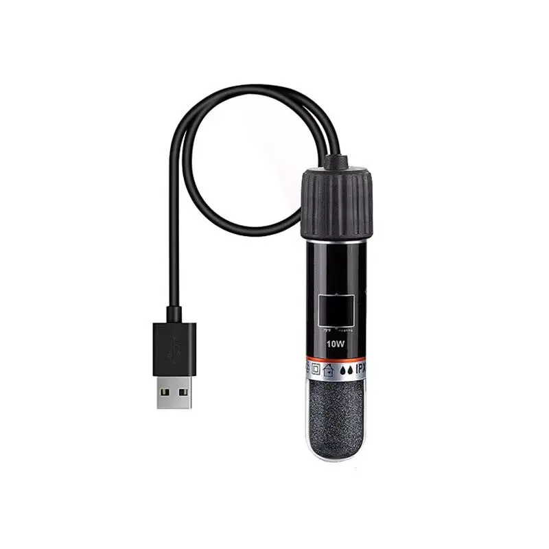 USB Mini Aquarium Heating Rod, 1pc Constant Temperature Aquarium Heater, Submersible Thermostat Heater for Small Fish Tank Water