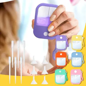 6 Sets 18 Pcs 1.28 Oz Portable Travel Bottle Perfume Refill Bottle – 38ml Refillable Perfume Spray Bottle with Colorful Silicone Case & Keychain, No-Leak Atomizer for Office, Gym & Outdoor for Hand Sanitizer Fragrance Cosmetic Makeup Tools