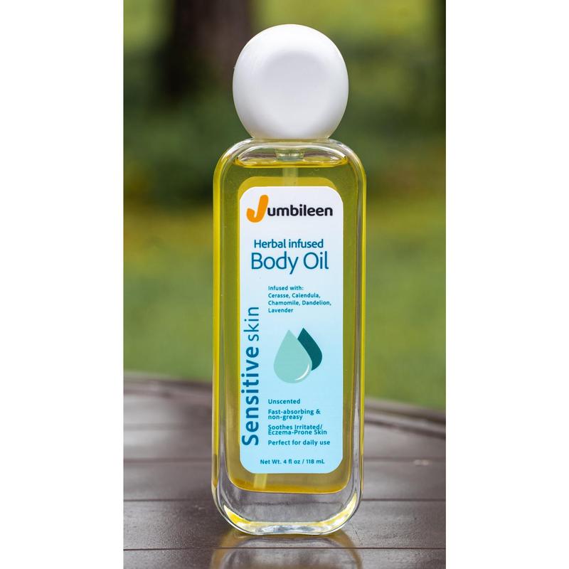 Sensitive Skin Herbal Infused  Body Oil – Unscented