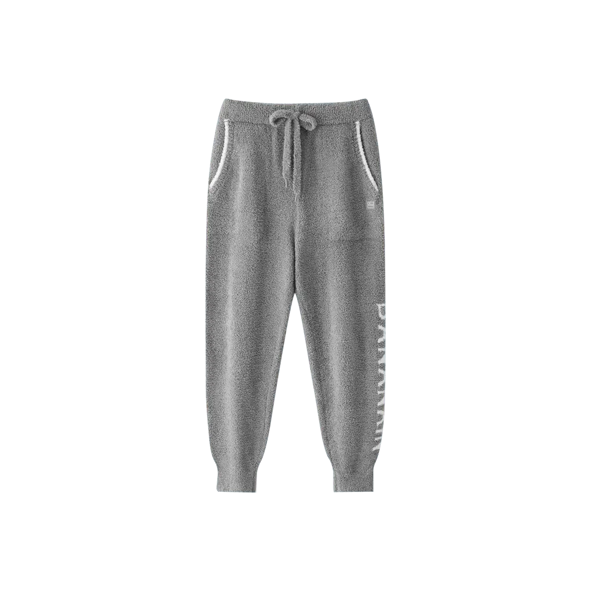 Bananain Men's Half Fleece Pajamas Pants 505P Gray M