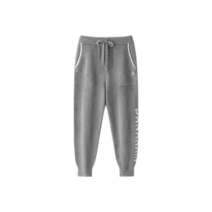 Bananain Men's Half Fleece Pajamas Pants 505P Gray M