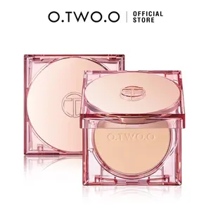 O.TWO.O Oil Control Matte Pressed Powder – Long-Lasting Setting Powder, Natural Ivory 01, Shine-Free Finish, Lightweight Compact