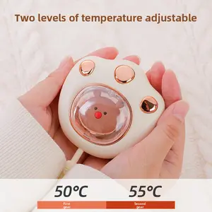 Hand Warmer Cat Claw Portable USB Rechargeable Explosion Proof Winter Pet Electric Heater Pocket Size for Long Lasting Warmth Perfect for Camping Hunting Skiing Outdoors & as a Christmas Gift for Women and Men