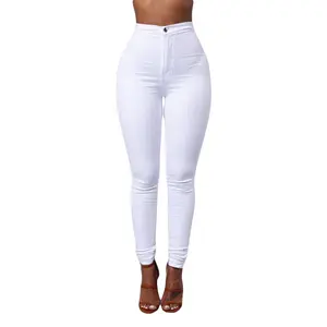 Women Pants, High Waist Leggings, SexyPencil Skinny Pants Trousers, Solid Color Tummy Control Pants