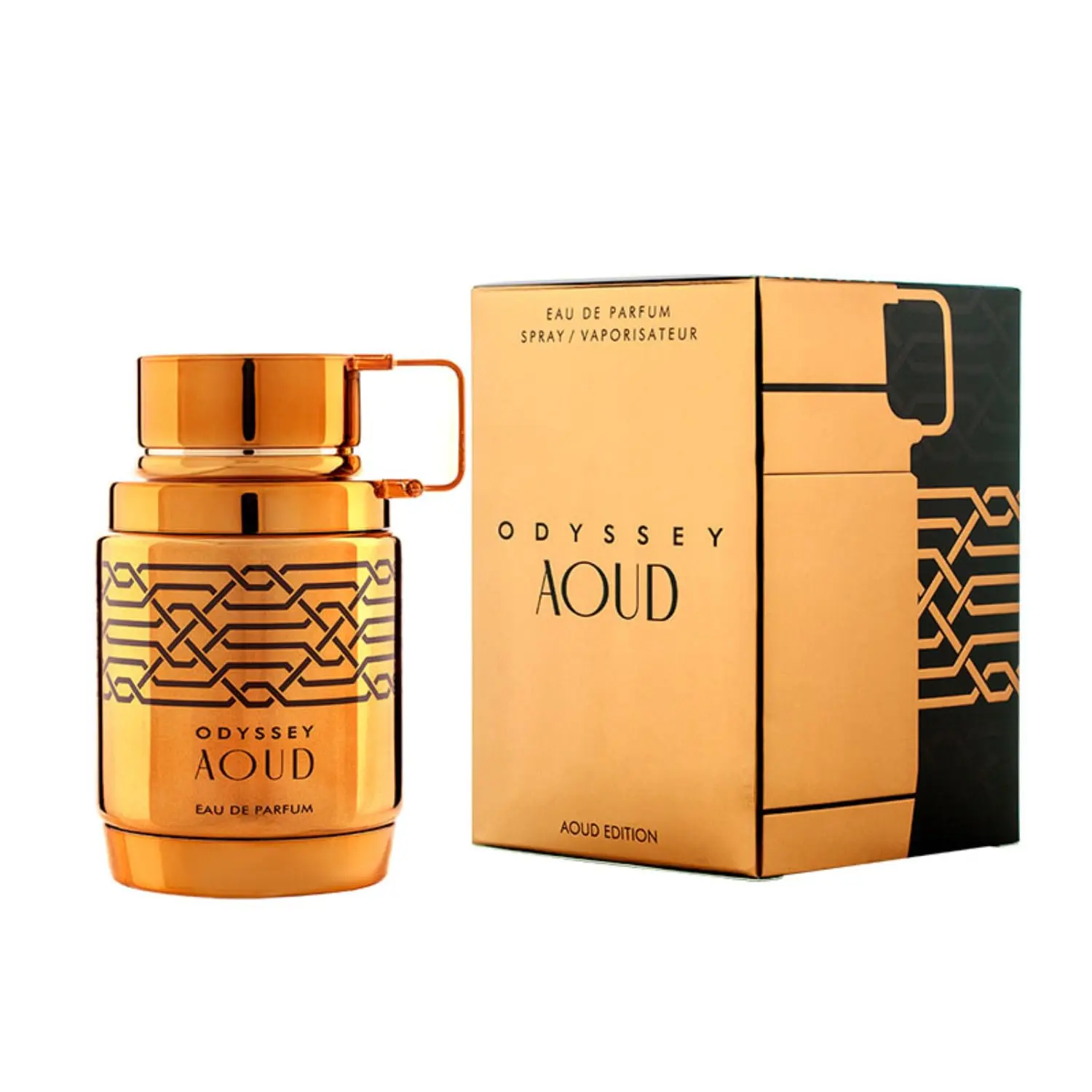 Armaf Odyssey Aoud Edition Eau De Parfum Spray for Men - 3.4 Oz/100ml, Woody Long Lasting Fragrance, Oud Scented Perfumes Fragrance