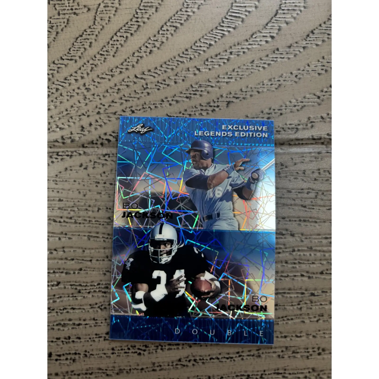 Bo Jackson 2024 Leaf Metal Dual Blue /20 RC