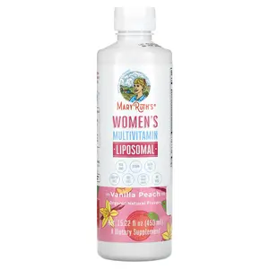 MaryRuth's Women's Multivitamin Liposomal, Vanilla Peach , 15.22 fl oz (450 ml)