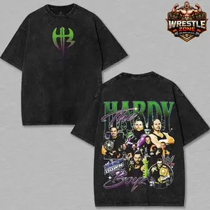 The Hardy Boyz 2Xtreme Vintage Washed Tee, Jeff Hardy Matt Hardy WWE Legends Shirt, Retro SmackDown Wrestling Graphic Tee, Y2K Extreme Era Streetwear, Acid Wash Oversized T-Shirt, 90s Wrestling Fan Apparel, Unisex Heavy Cotton Tee Menswear Classic