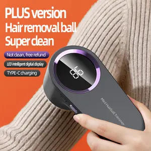 Hair Removal Ball Super Clean LED Intelligent Digital Display TYPE-C Charging Household Fabric Shaver Mini Hairball Trimmer portable fabric shaver afeitado  rade  telas Lint Cleaner Lint Remover Brush Lint Remover Tool replacement blade
