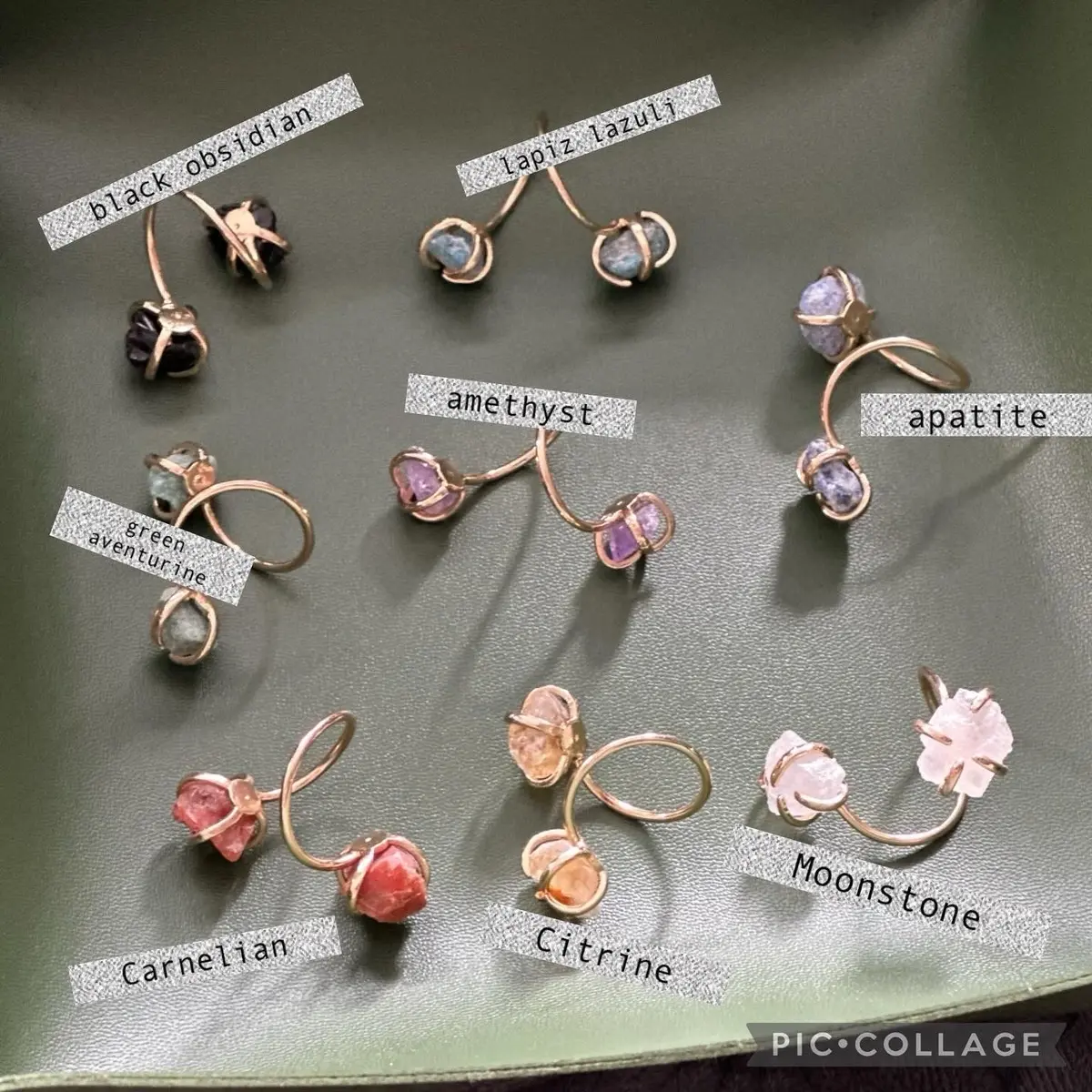 Healing gemstone rings Healing gemstone rings