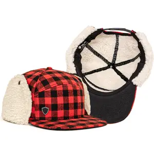 Billed Trapper Hat | Lumberjack Red