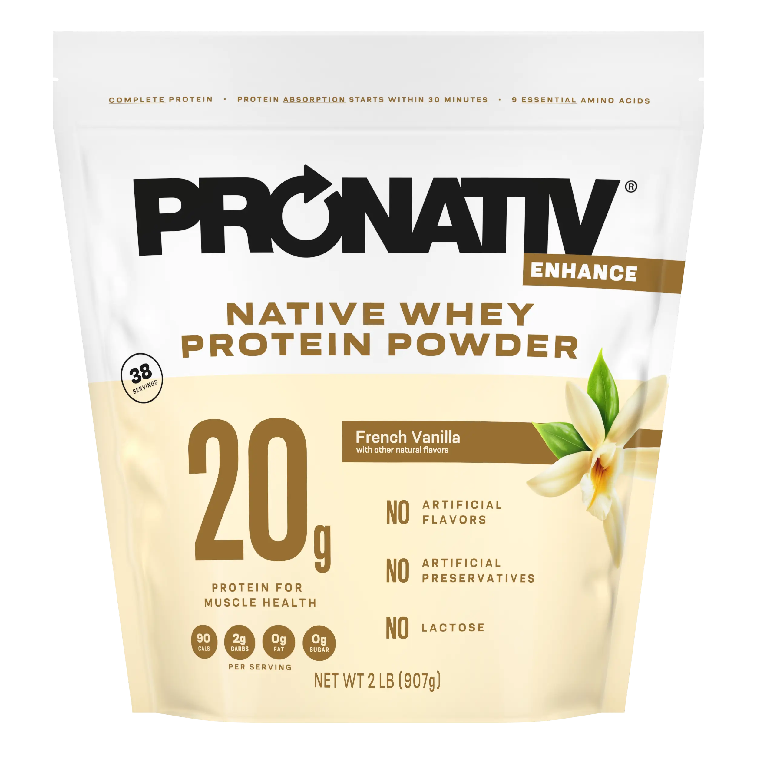 Pronativ French Vanilla Native Whey Protein Powder