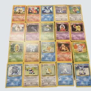 Pokédor Store Pokemon Base Set Starter Kit Includes All Uncommon & Common Cards from Base Set NM LP Complete Collection