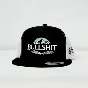 Back on my Bullshit Embroidered Trucker Hat