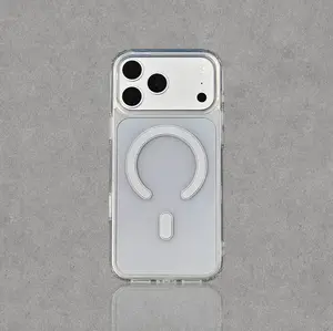 Crystal Clear Anti Yellowing MagSafe Phone Case For iPhone 13 To 17 Series Full Camera Protection Wireless Charging Soft Transparent Protective Cover