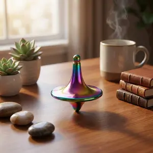 Rotating Gyroscope Edc, Tactical Metal Gyroscope, Portable Stress Relief Toy, Essential Carry-On Item, Perfect for Relaxation