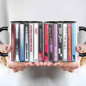 MJ Music Cassette Retro Collection Accent Mug
