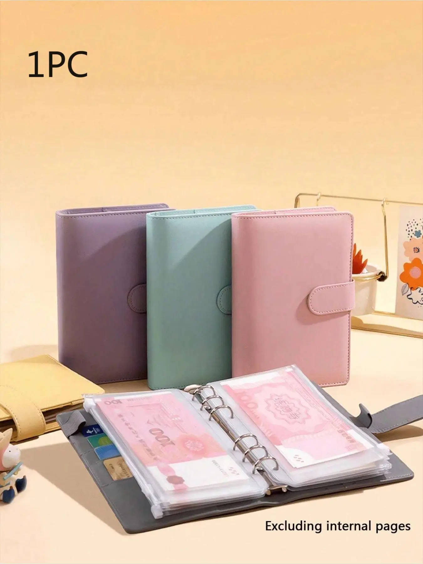 A6 Budget Zipper Envelopes. Reusable for cash management, savings and expense tracking. Ideal for personal finance and gifting.