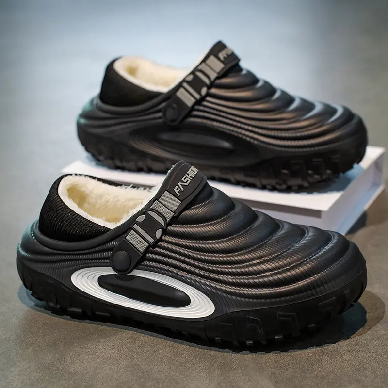 Men's 2026 New Model Clogs-Slip On Slippers, Casual Fashion Footwear with Non-Slip, Wear-Resistant EVA Sole, Thick-Soled Height-Boosting Reversible, Round Toe, Flexible Indoor-Outdoor Shoes