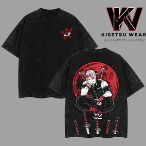 Tengen Uzui Graphic Tee - Demon Slayer Anime Streetwear Shirt, Soft Oversized Cotton T-Shirt, Classic Anime Apparel, Menswear Aesthetic Clothes, Sound Hashira Unisex Top, Gift for Anime Fans