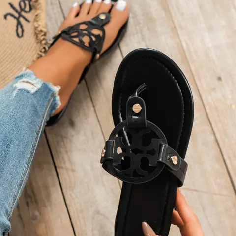 Women's Fashion Comfortable Polka Dot Slide, Lightweight Breathable PU Leather Sandals for Daily Wear, Chic Summer Footwear, Fashionable Slide Sandals, Fashion Slides