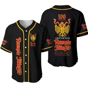 3D Rumple Minze Baseball Jersey Shirt, Rumple Minze Baseball Jersey