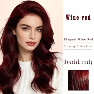 BloomSpring 3-in-1 Hair Dye Shampoo RosyGlow Grey Cover Shampoo PureBloom Herbal Hair Color Shampoo