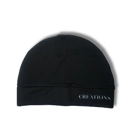 Creations Luxury Black Skull Cap - High Quality Unisex Adult Hair Styling Accessory for Curly, Braided Hair with Chrome Accents, Single Size, Easy Daily Care Cleaning